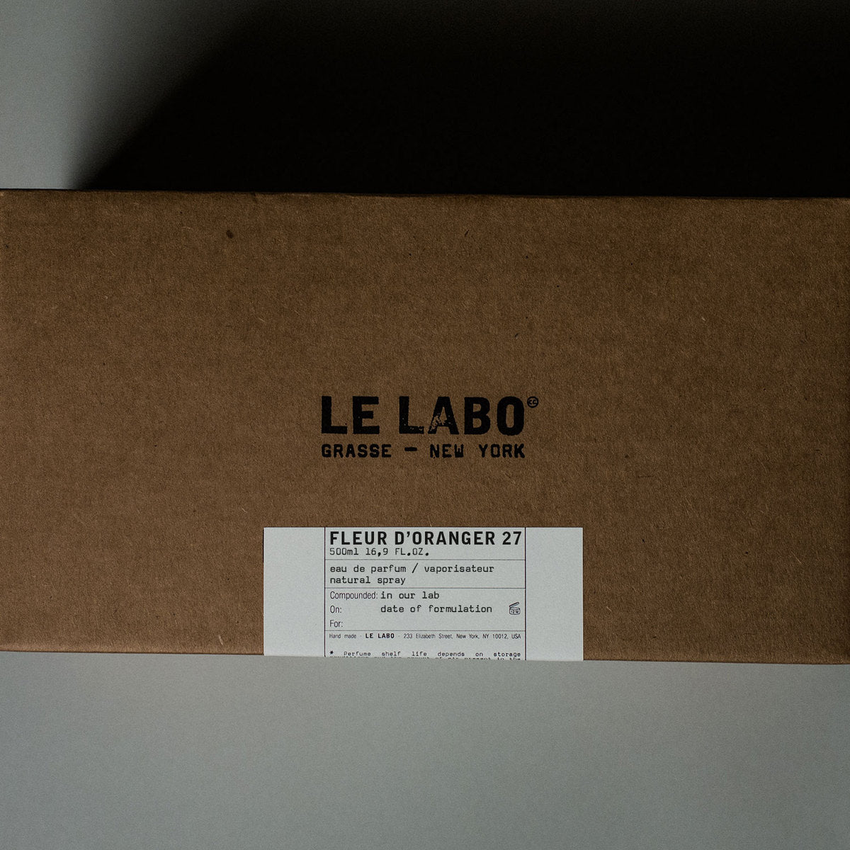 Nước Hoa LE LABO Fleur d'Oranger 27 - Eau de Parfum #500 mL