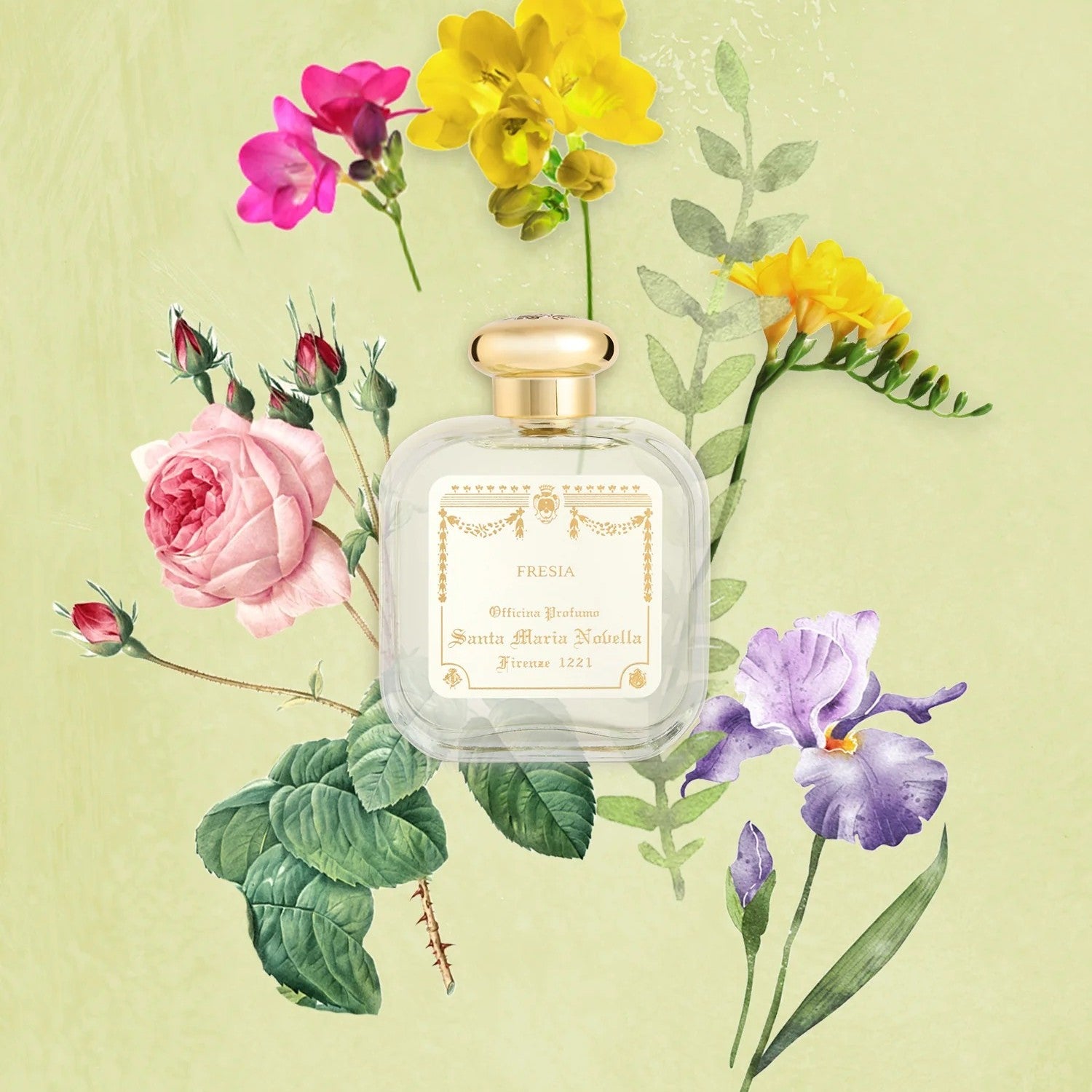 Nước Hoa Santa Maria Novella Fresia Eau de Cologne #100 mL-Kallos