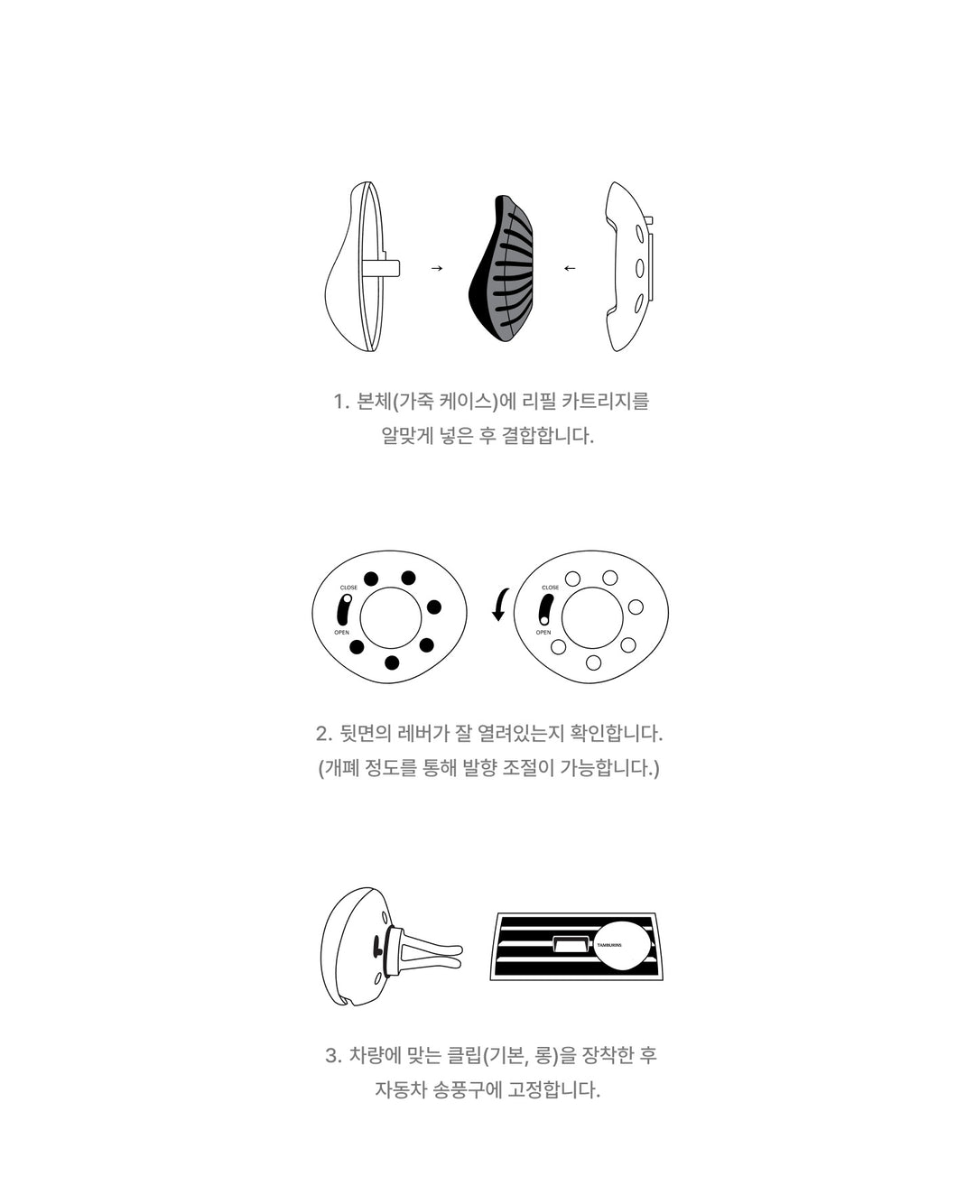 Nước Hoa Xe Hơi TAMBURINS Lily Coco Car Diffuser