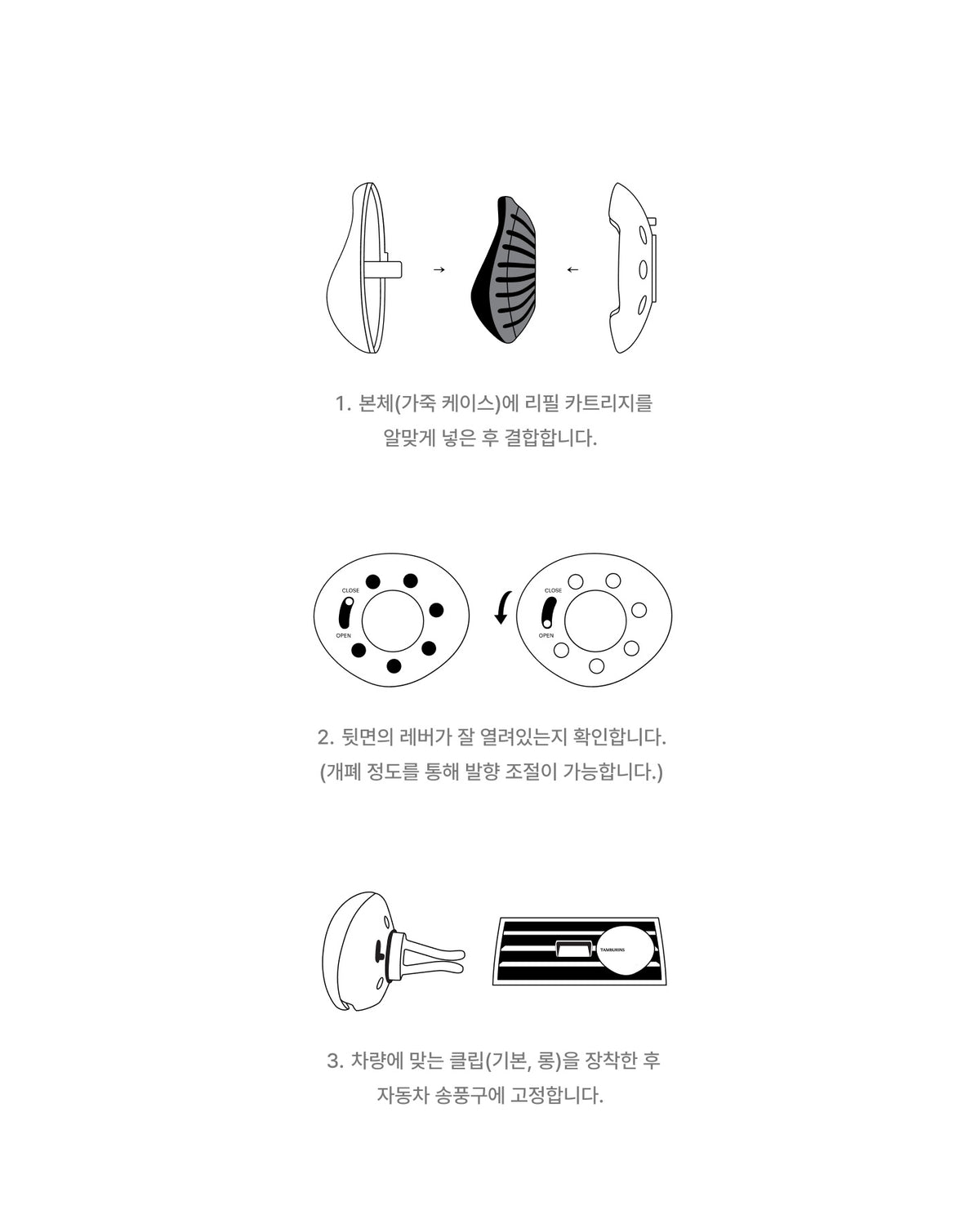 Nước Hoa Xe Hơi TAMBURINS Lily Coco Car Diffuser
