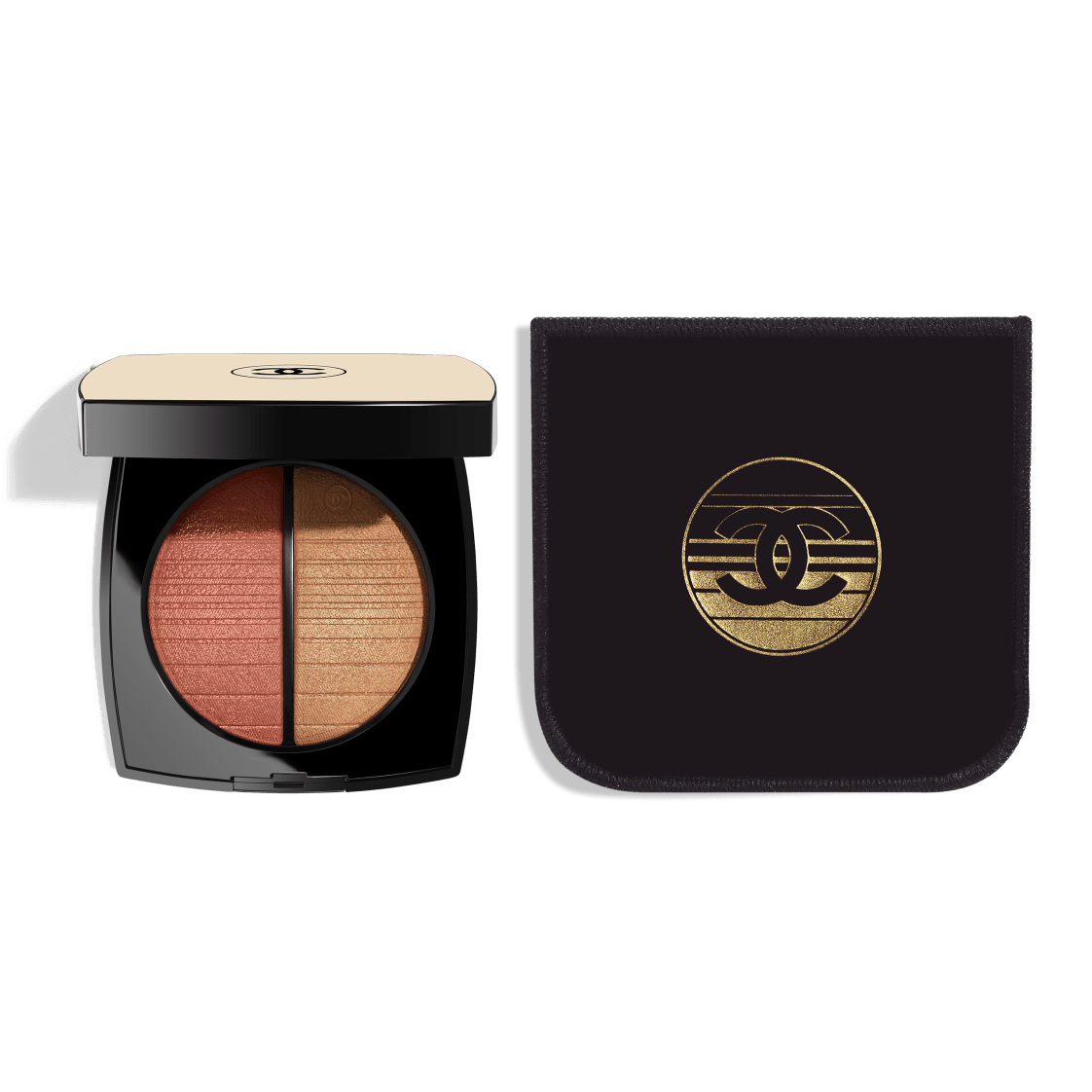 Phấn Bắt Sáng CHANEL Les Beiges Healthy Golden Glow Powder #Soleil Couchant-Kallos