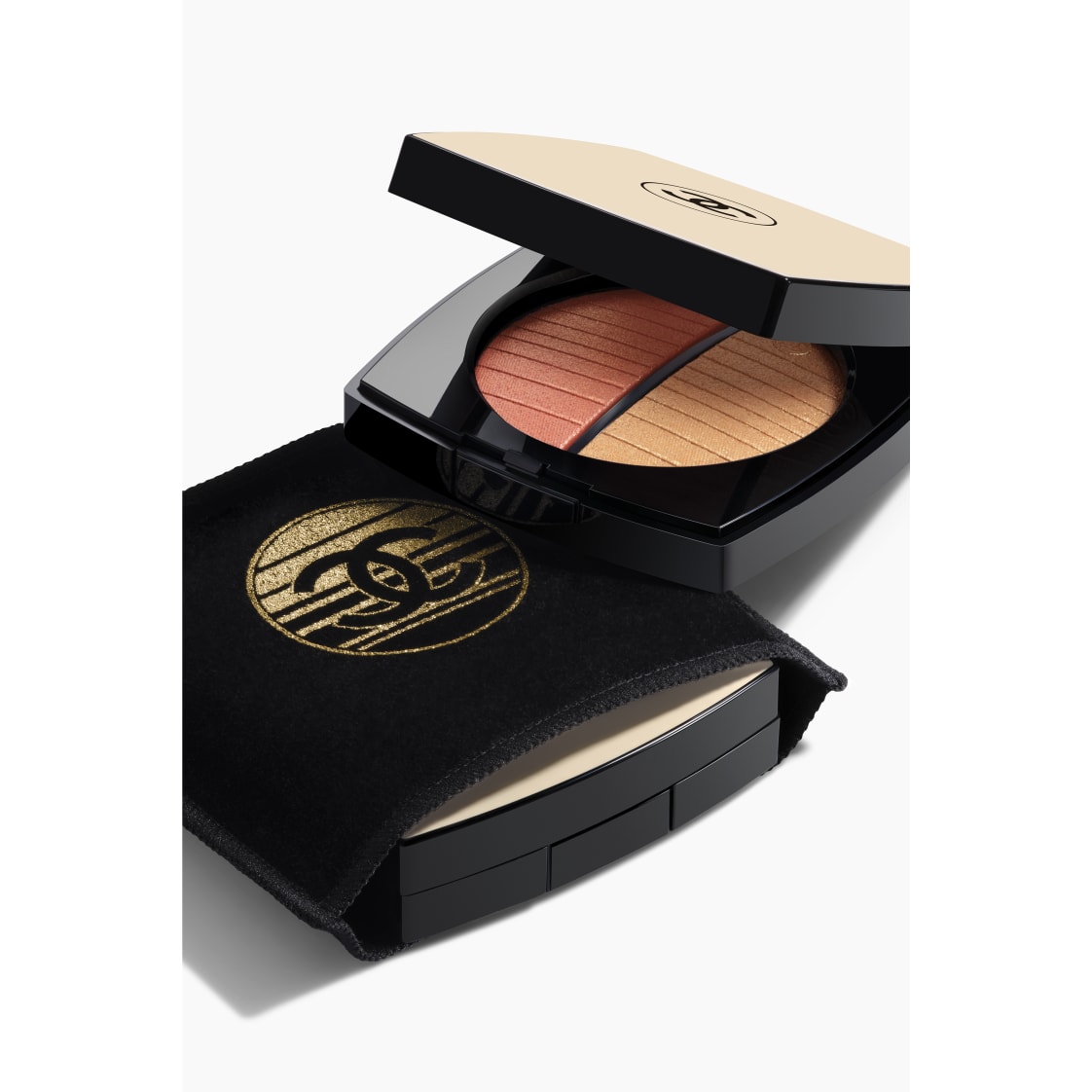 Phấn Bắt Sáng CHANEL Les Beiges Healthy Golden Glow Powder #Soleil Couchant-Kallos