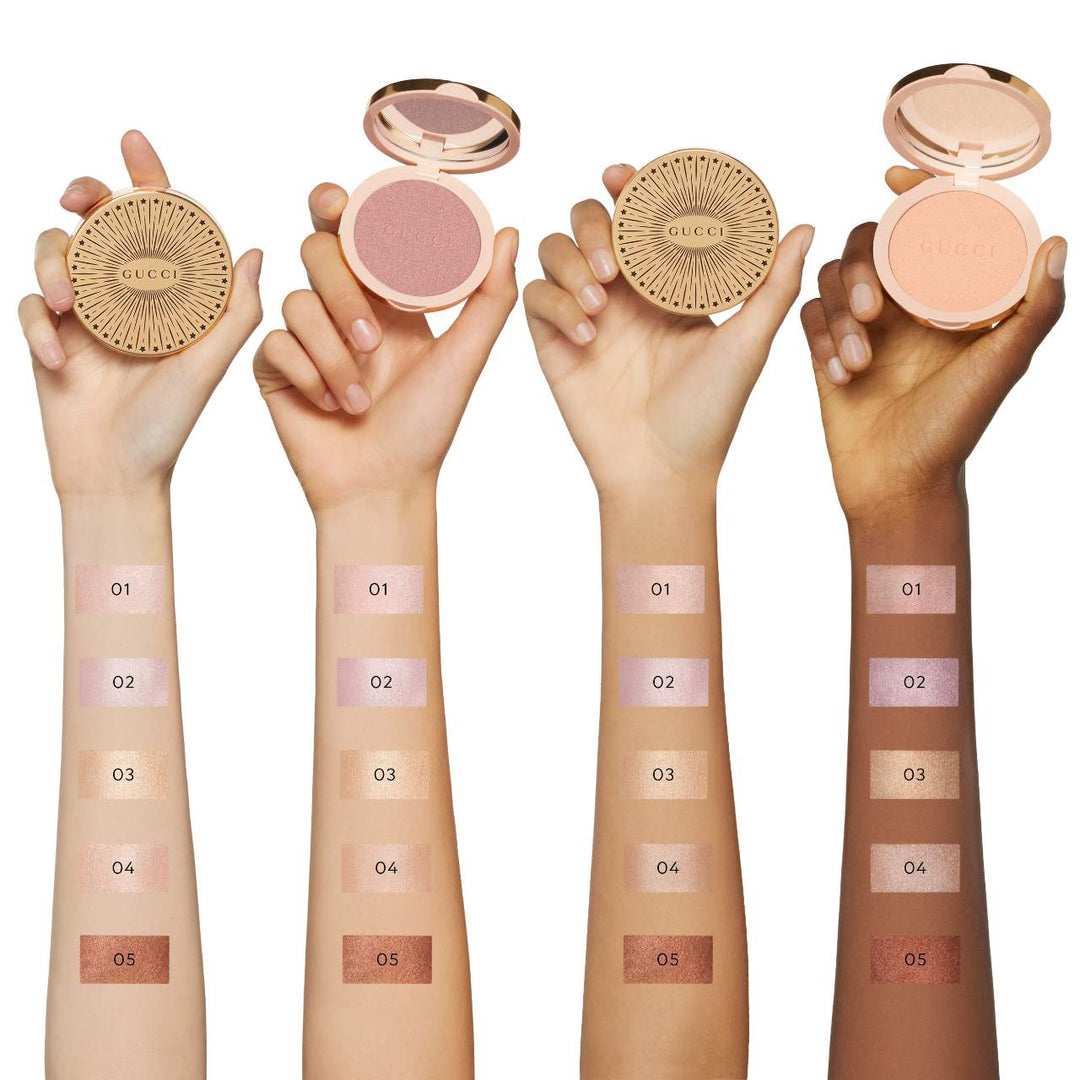 Phấn Bắt Sáng GUCCI Glow Highlighter Powder #01 Sunrise Gold-Kallos