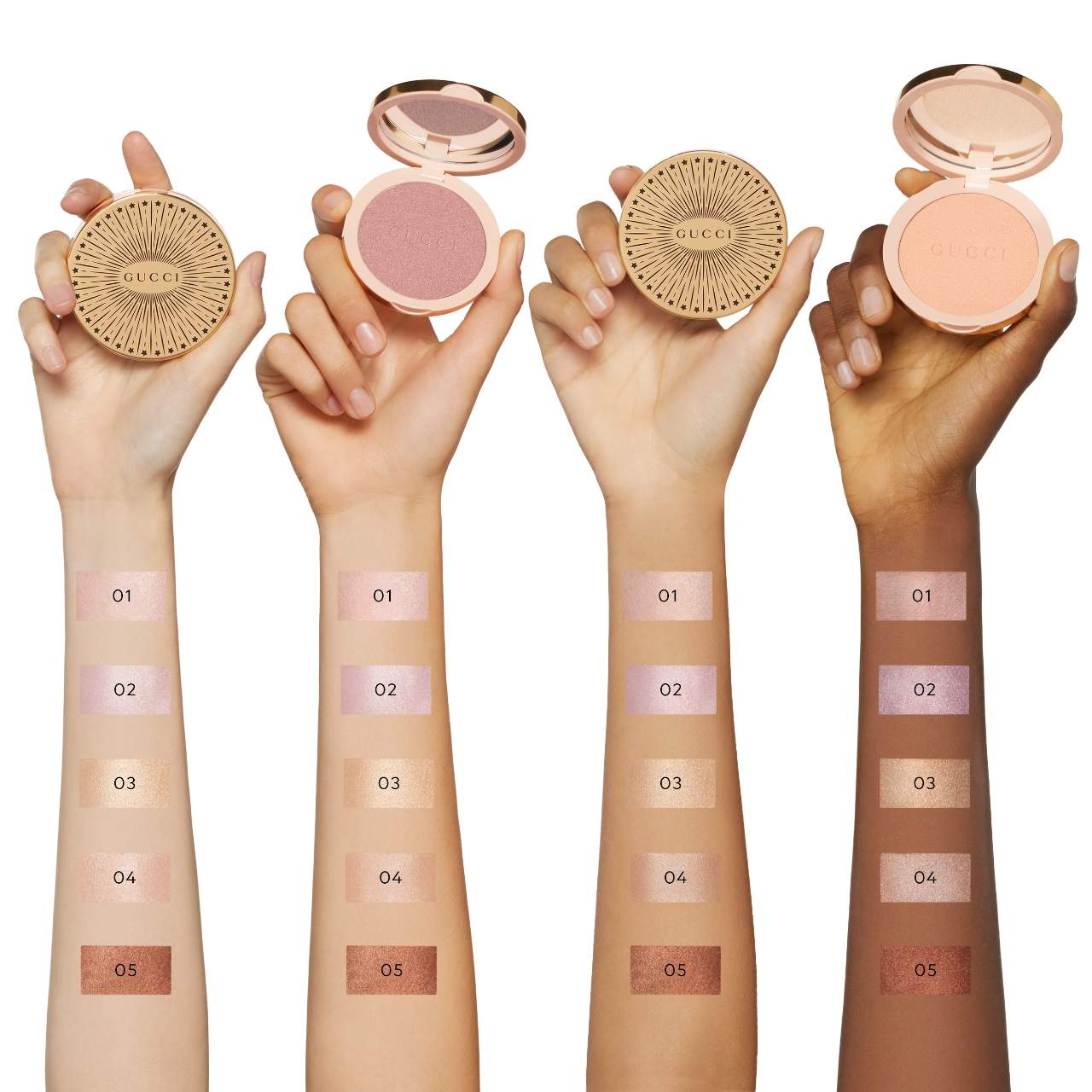 Phấn Bắt Sáng GUCCI Glow Highlighter Powder #02 Frosted Lilac-Kallos