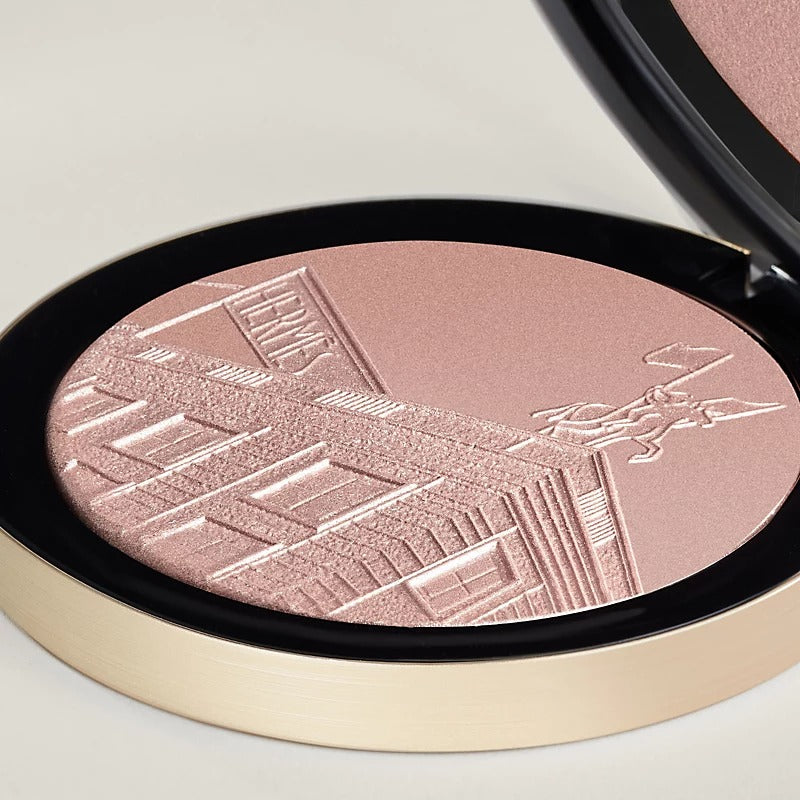 Phấn Bắt Sáng HERMES 24 Faubourg Face And Eye Illuminating Powder #02 Or Rose