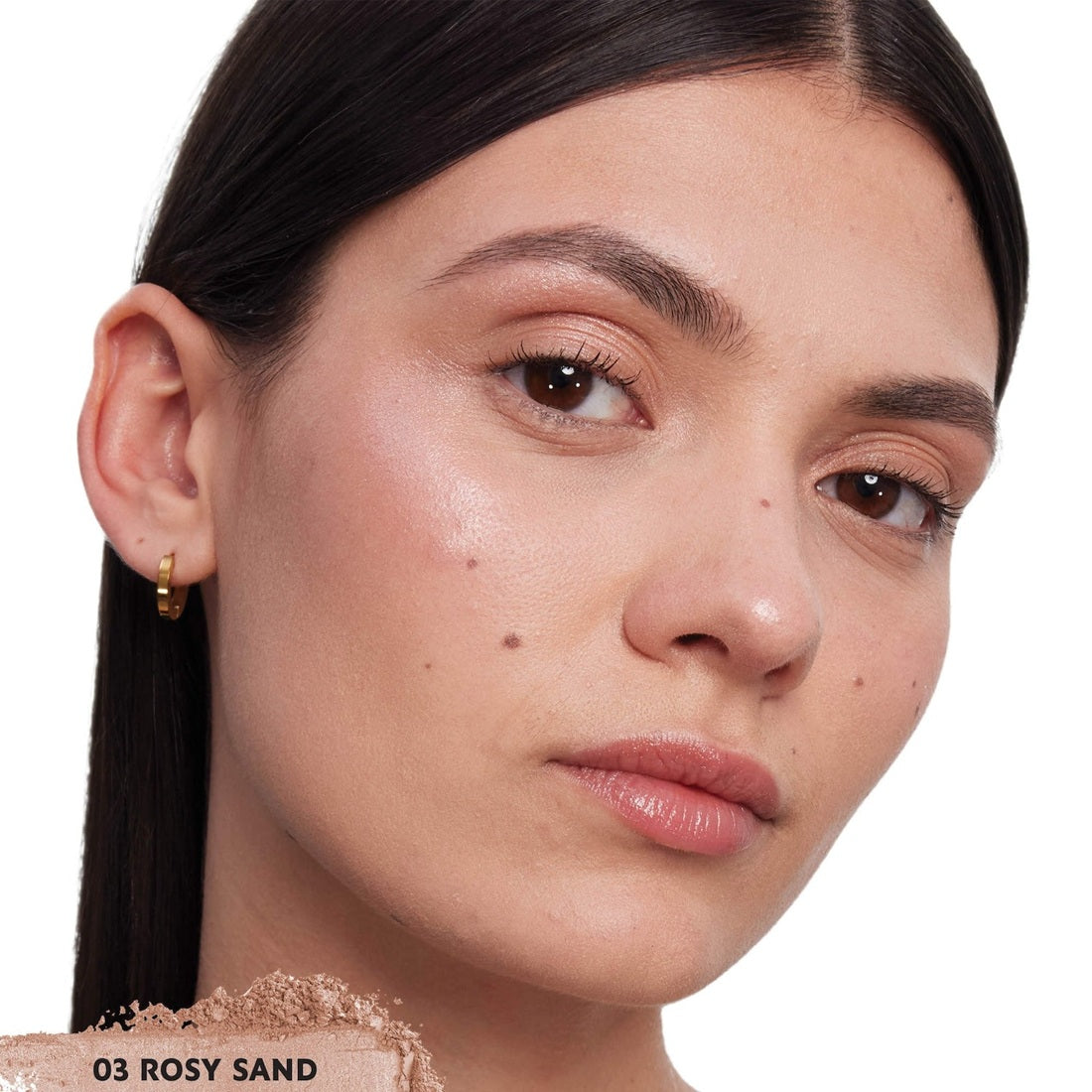 Phấn Bắt Sáng YSL All Hours Hyper Luminize Highlighter #03 Rosy Sand-Kallos