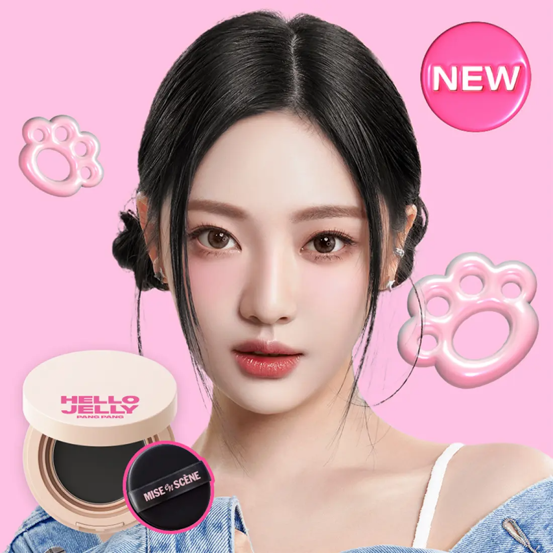 Phấn Che Khuyết Điểm Tóc Mise En Scene Hello Jelly Pang Pang