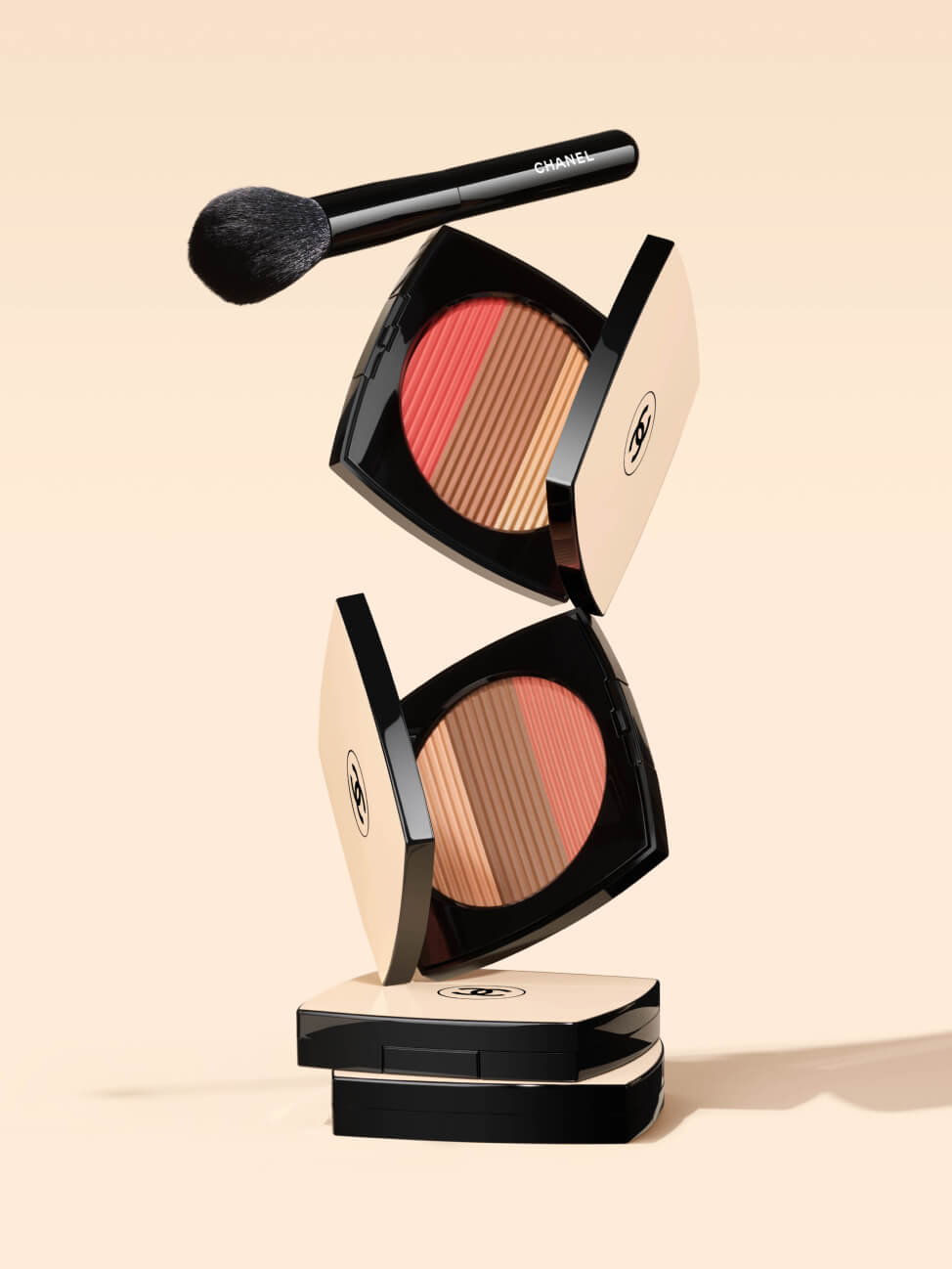 Phấn 3in1 CHANEL Les Beiges Sun-Kissed Powder #Light Coral