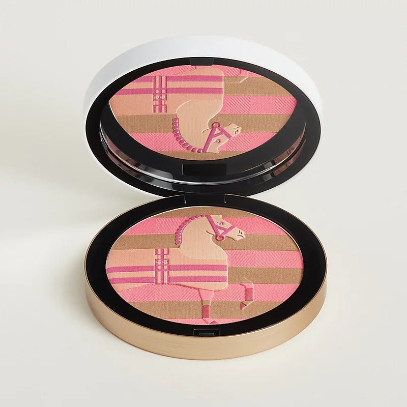 Phấn Má Hồng HERMES Rocabar Silk Powder Healthy Rosy Glow #01 Rocabar Rose