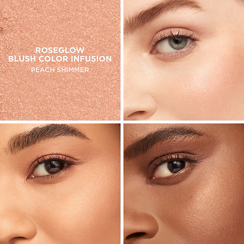 Phấn Má Hồng Laura Mercier RoseGlow Blush Color Infusion #Peach Shimmer