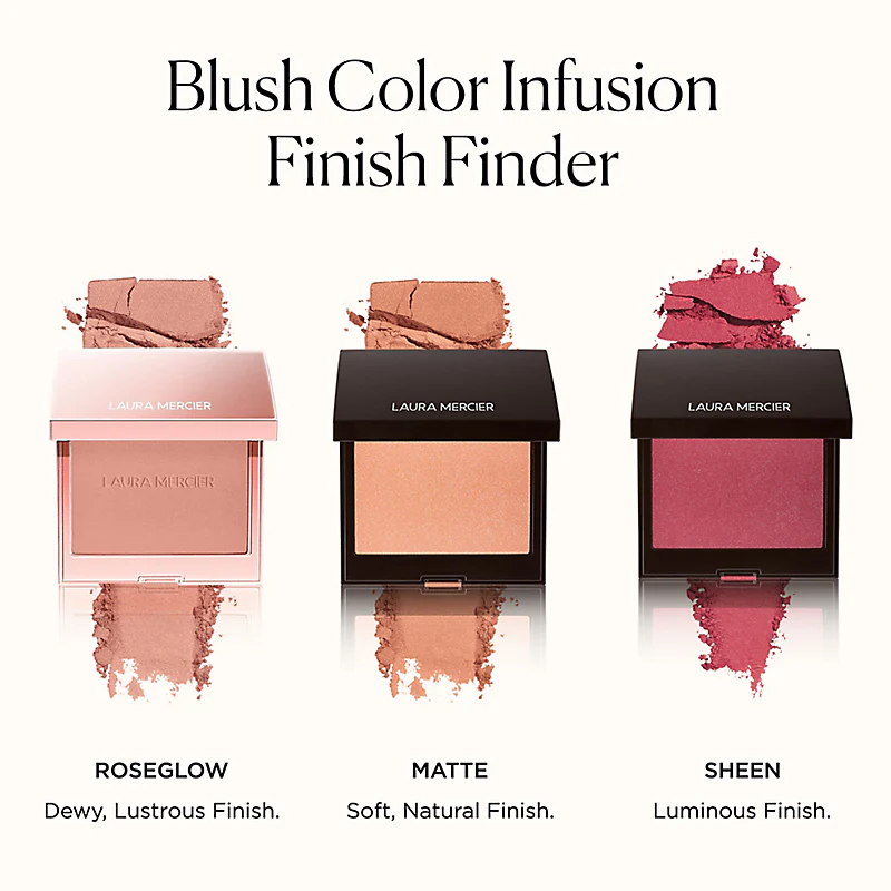Phấn Má Hồng Laura Mercier RoseGlow Blush Color Infusion #Peach Shimmer