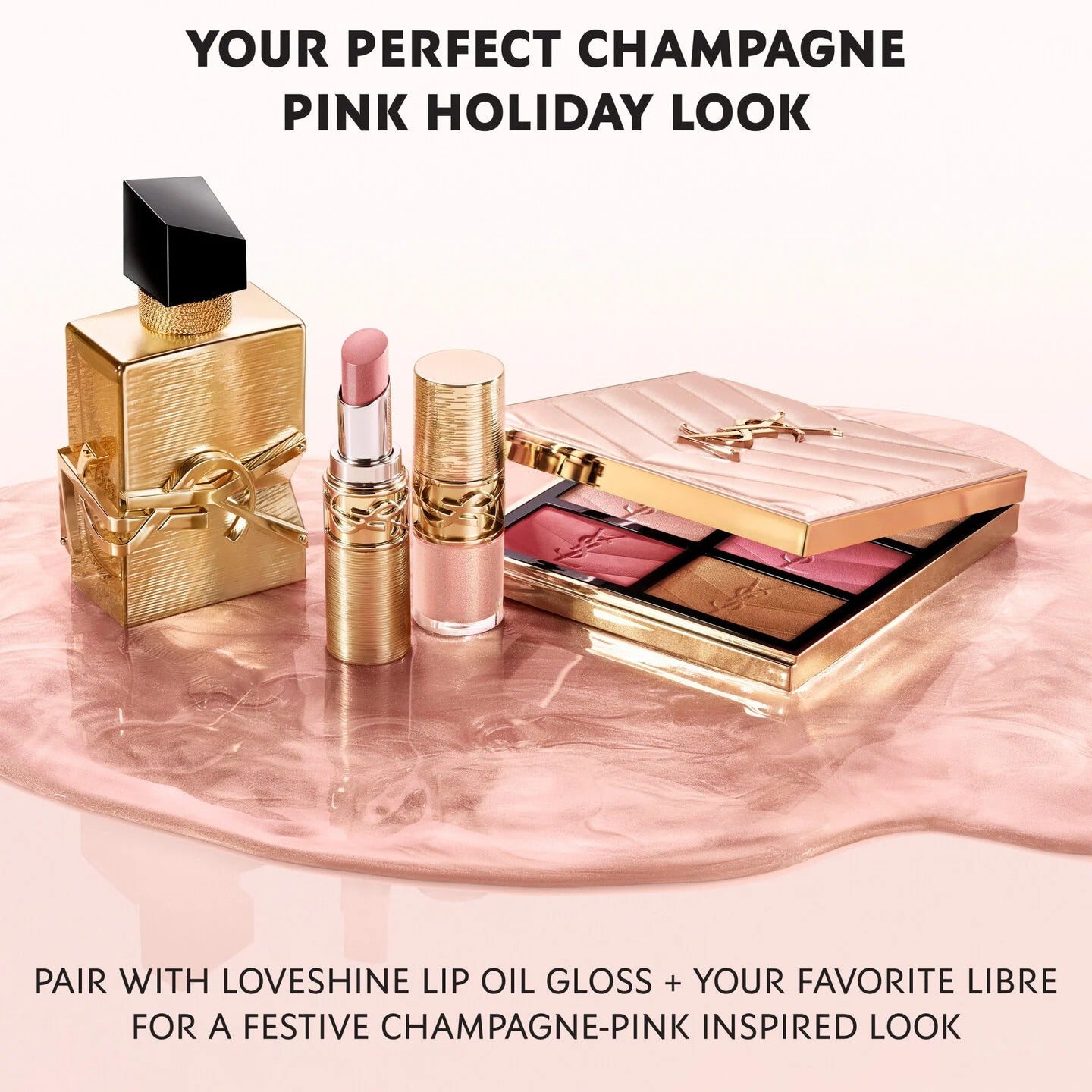 Phấn Má Hồng YSL Couture Face Palette Limited Edition #Golden Oasis-Kallos