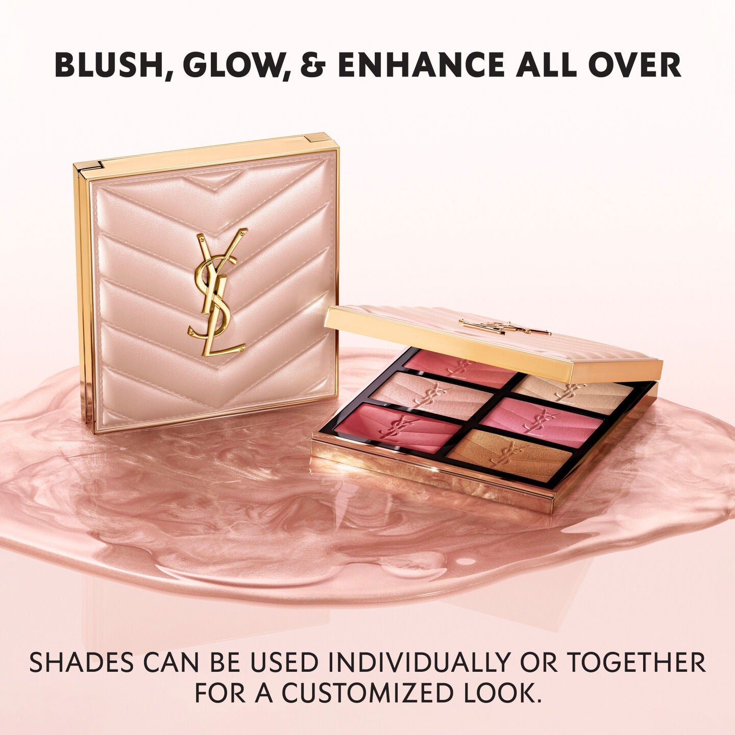 Phấn Má Hồng YSL Couture Face Palette Limited Edition #Golden Oasis-Kallos