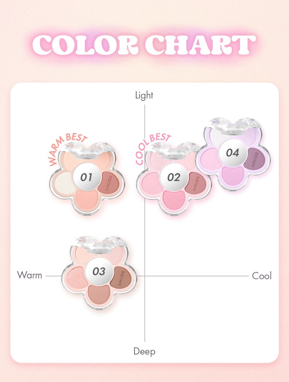 Phấn Mắt AMUSE Flora Eye Palette-Kallos