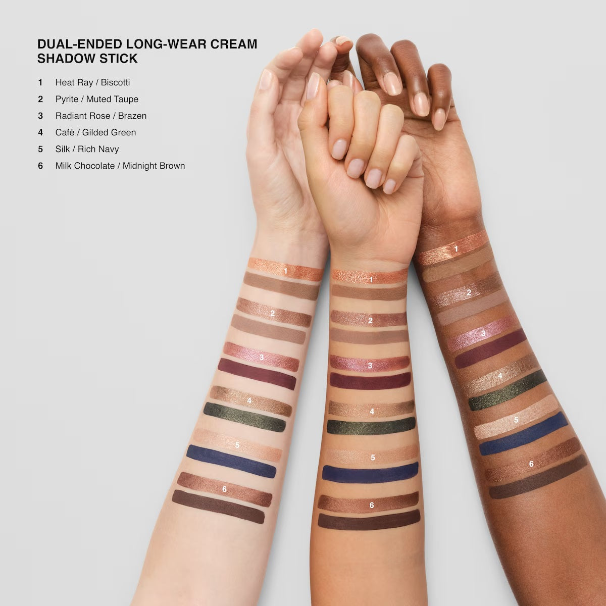 Phấn Mắt Bobbi Brown Dual-Ended Long-Wear Cream Eyeshadow Stick #Milk Chocolate / Midnight