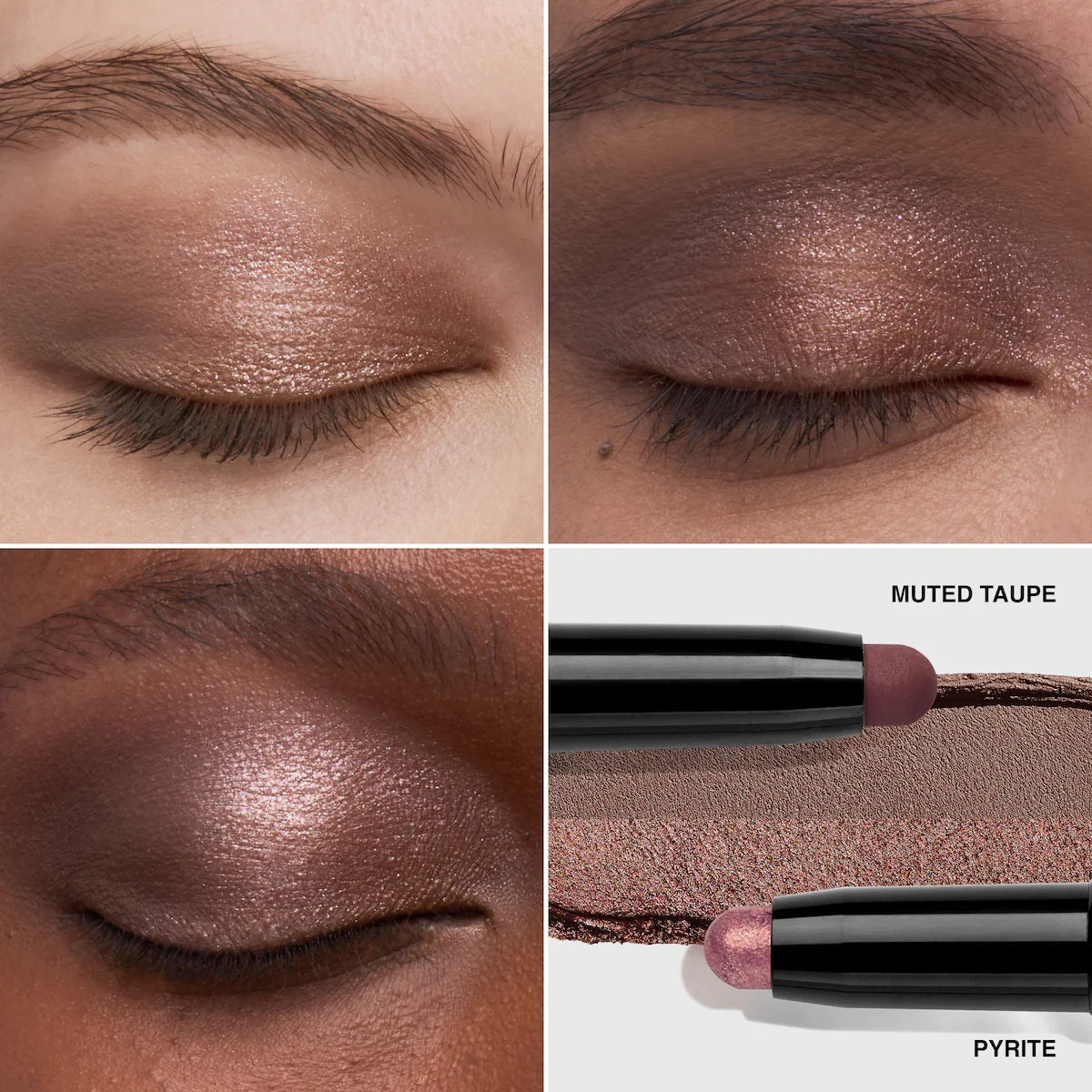 Phấn Mắt Bobbi Brown Dual-Ended Long-Wear Cream Eyeshadow Stick #Pyrite / Muted Taupe