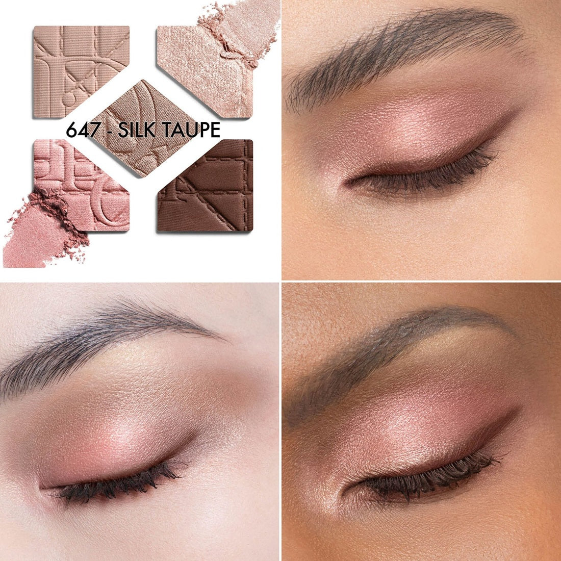 Phấn Mắt DIOR Diorshow 5 Couleurs #647 Silk Taupe-Kallos