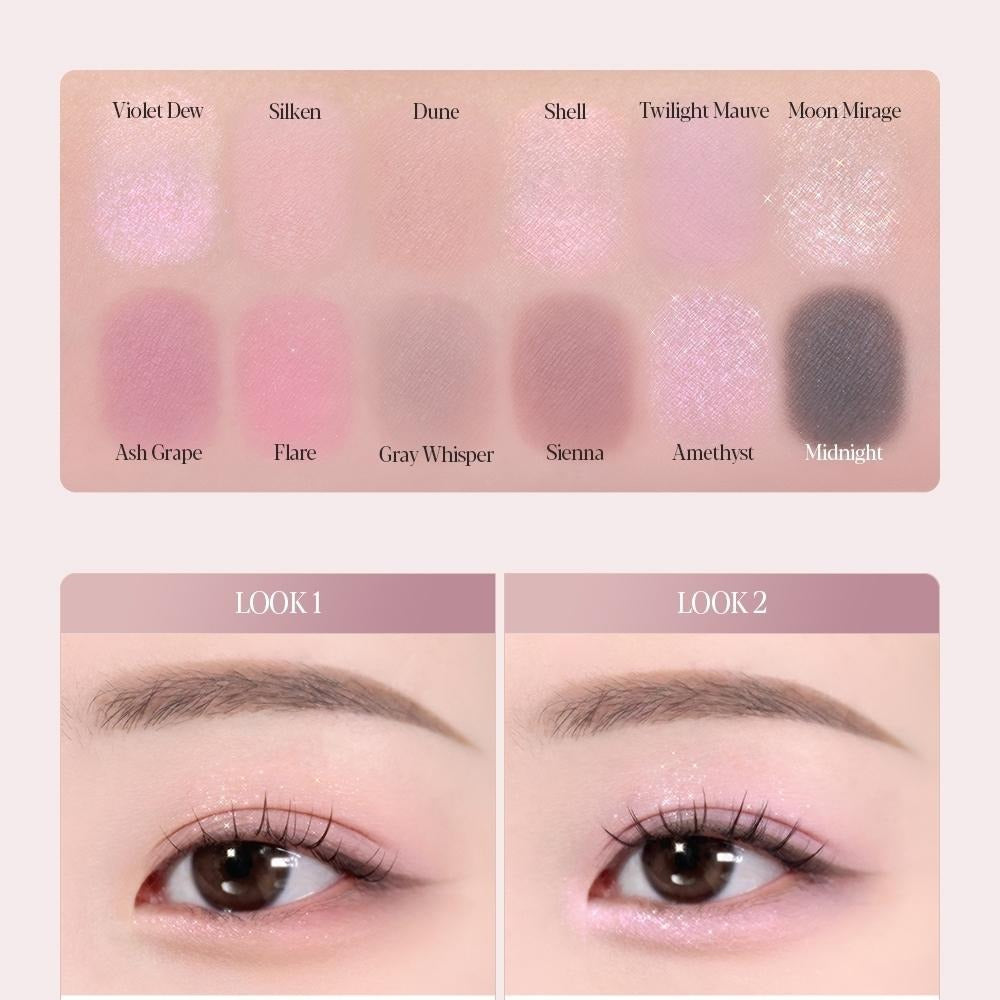 Phấn Mắt ESPOIR Eye Core Palette #10 Midnight Shell-Kallos