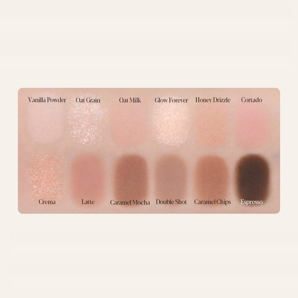 Phấn Mắt ESPOIR Eye Core Palette #6 Honey Oat Latte - Kallos Vietnam