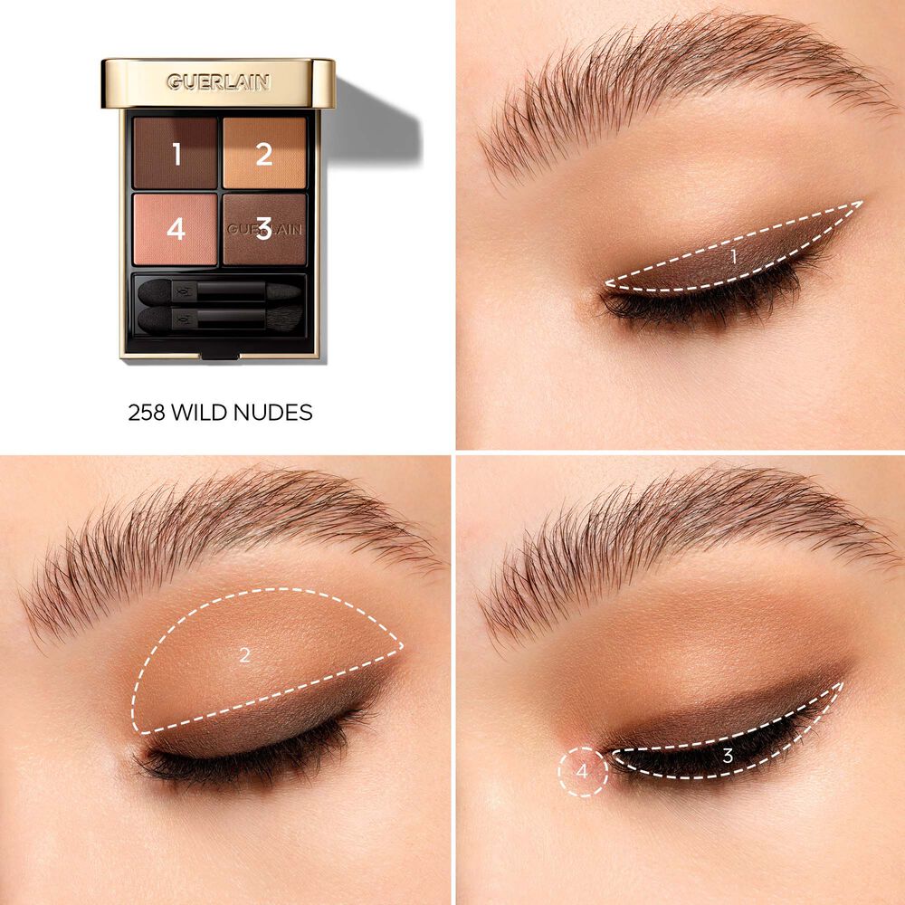 Phấn Mắt GUERLAIN Ombres G Eyeshadow Quad #258 Wild Nudes - Kallos Vietnam