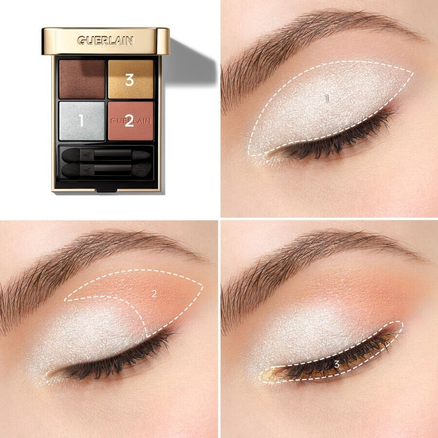 Phấn Mắt GUERLAIN Ombres G Eyeshadow Quad #520 Stellar Glow