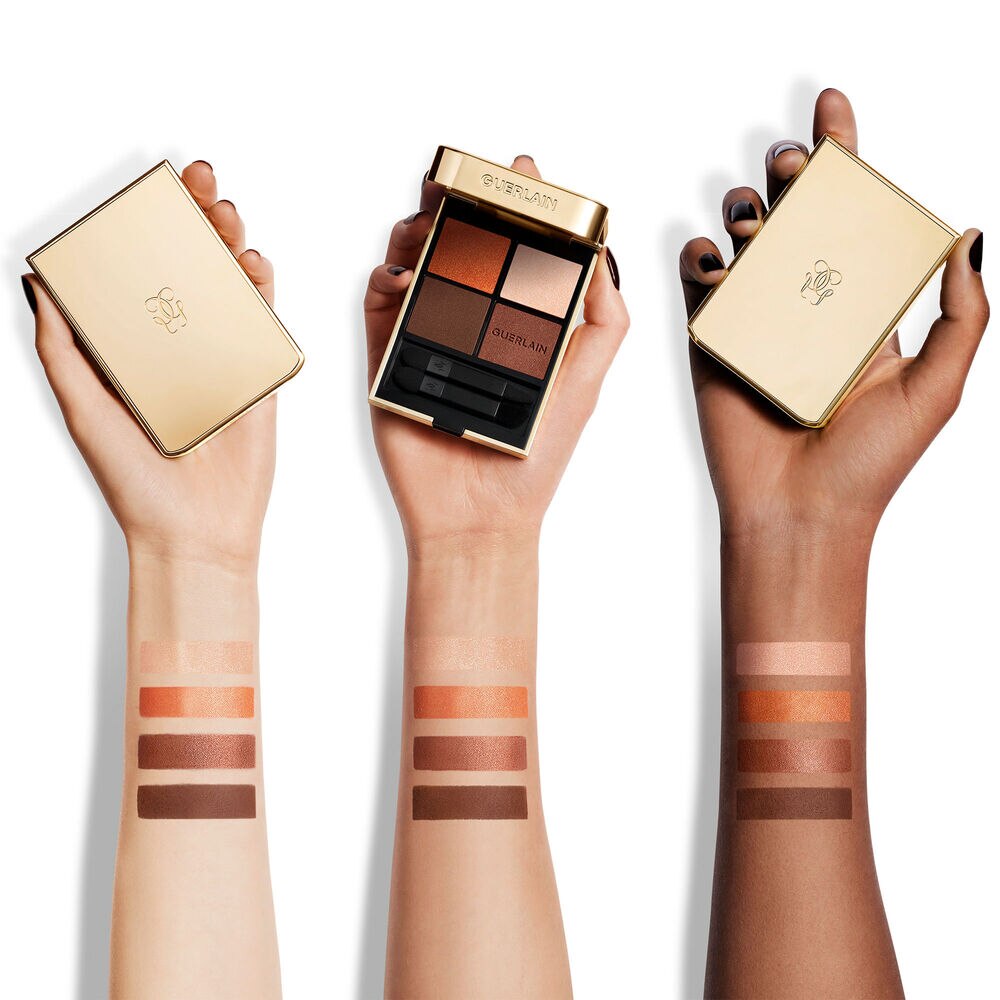 Phấn Mắt GUERLAIN Ombres G Eyeshadow Quad #910 Undressed Brown - Kallos Vietnam
