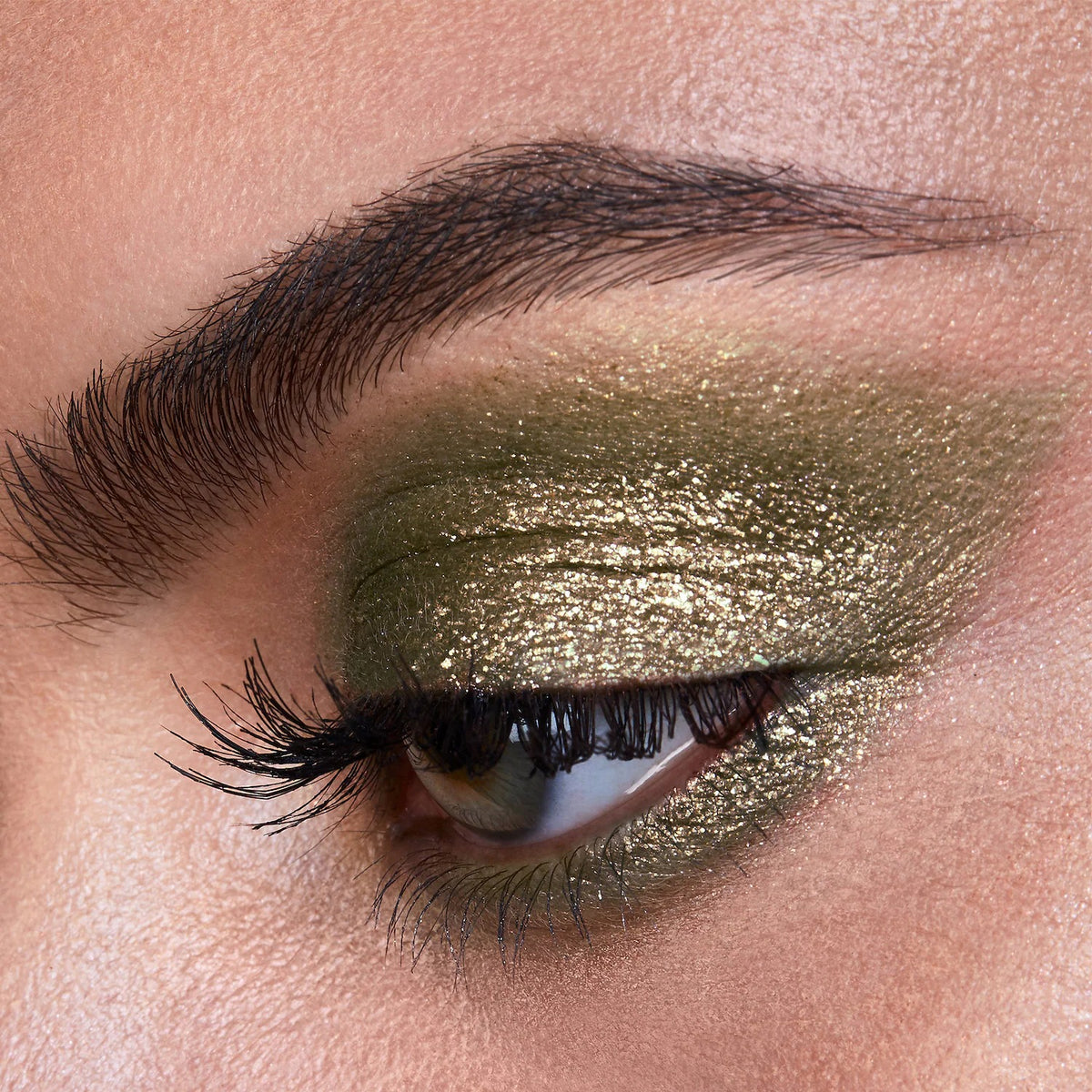 Phấn Mắt HOURGLASS Scattered Light Glitter Eyeshadow #Vivid - Olive