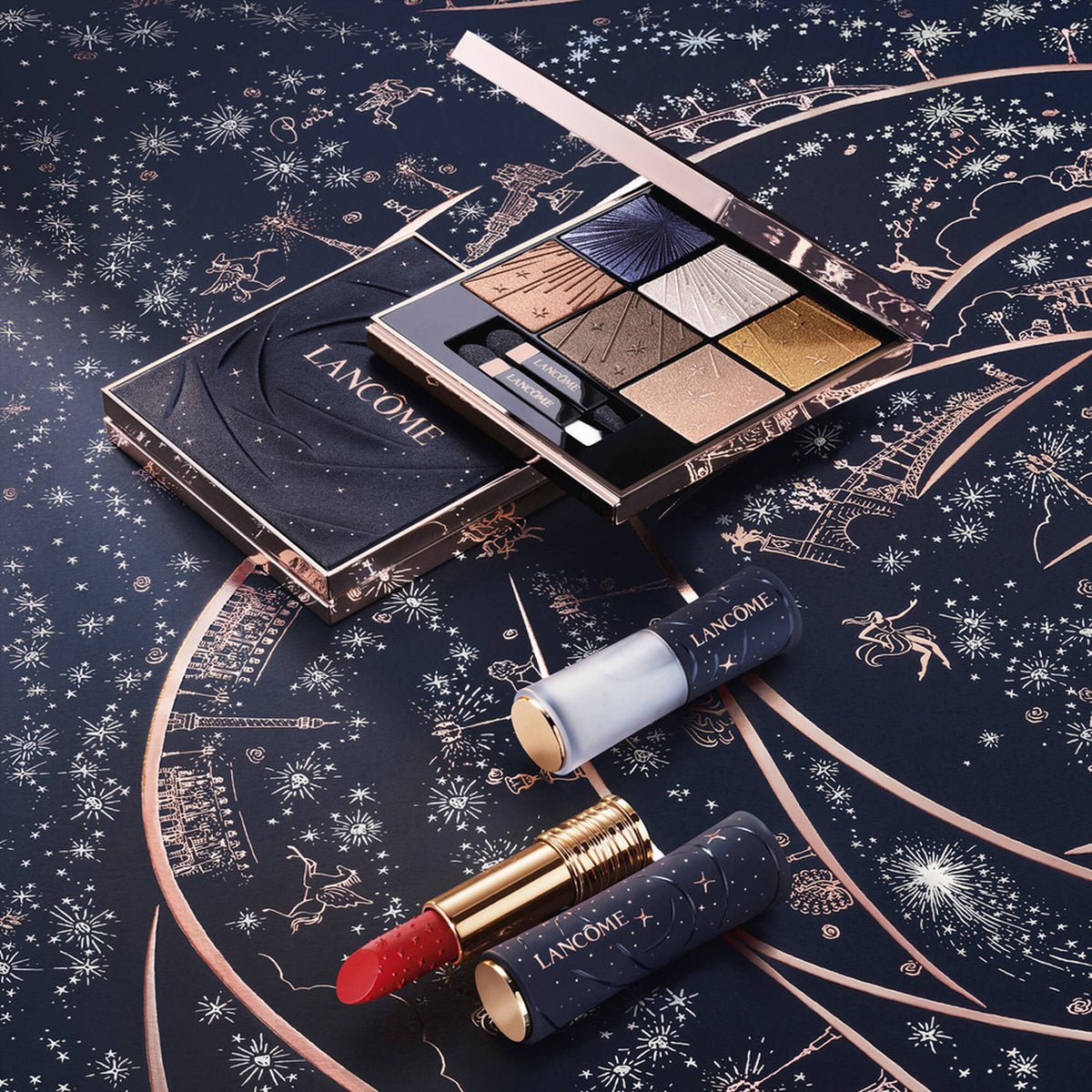 Phấn Mắt LANCÔME Celestial Rose Palette Holiday 2024