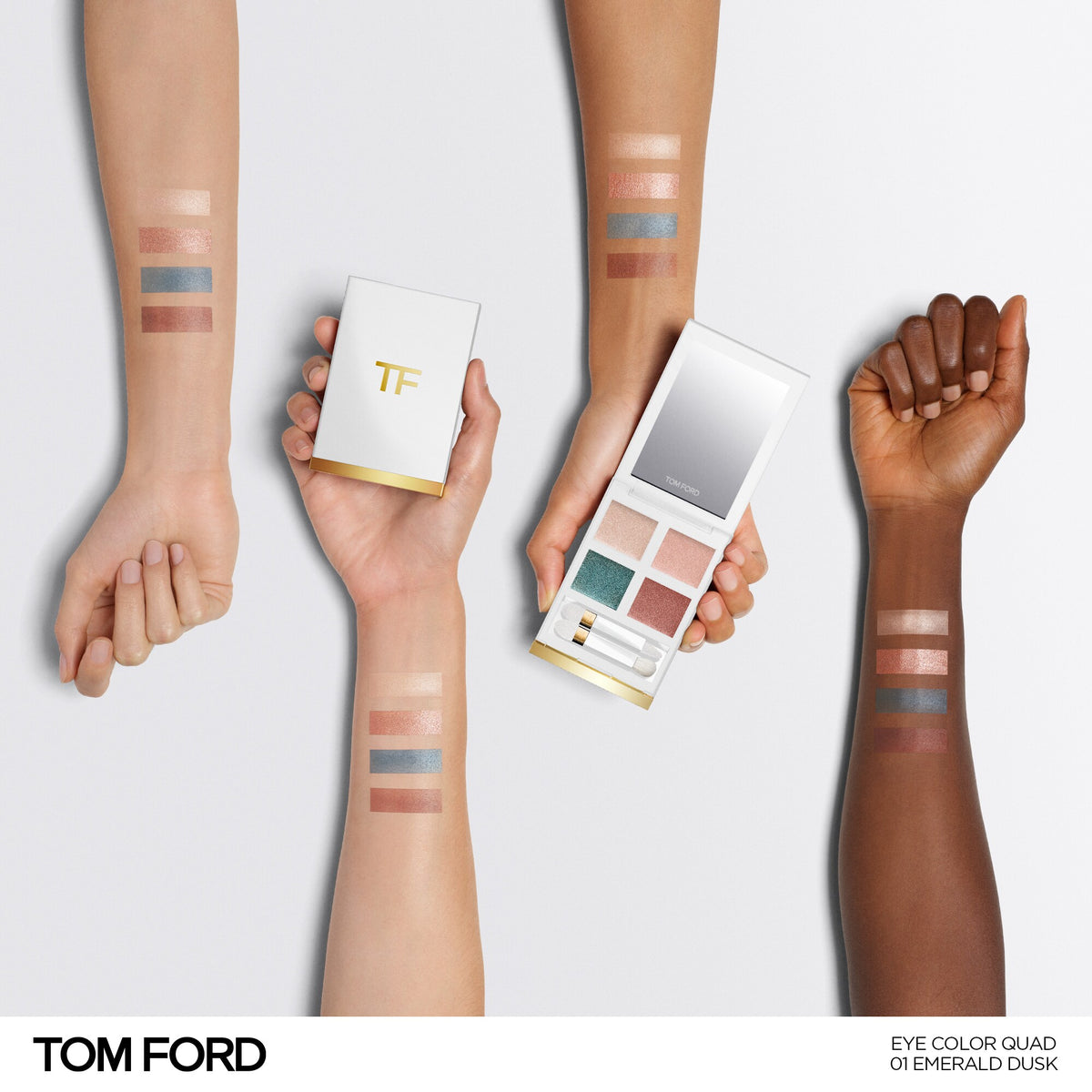 Phấn Mắt TOM FORD Soleil Summer Eye Color Quad #01 Emerald Dusk - Kallos Vietnam