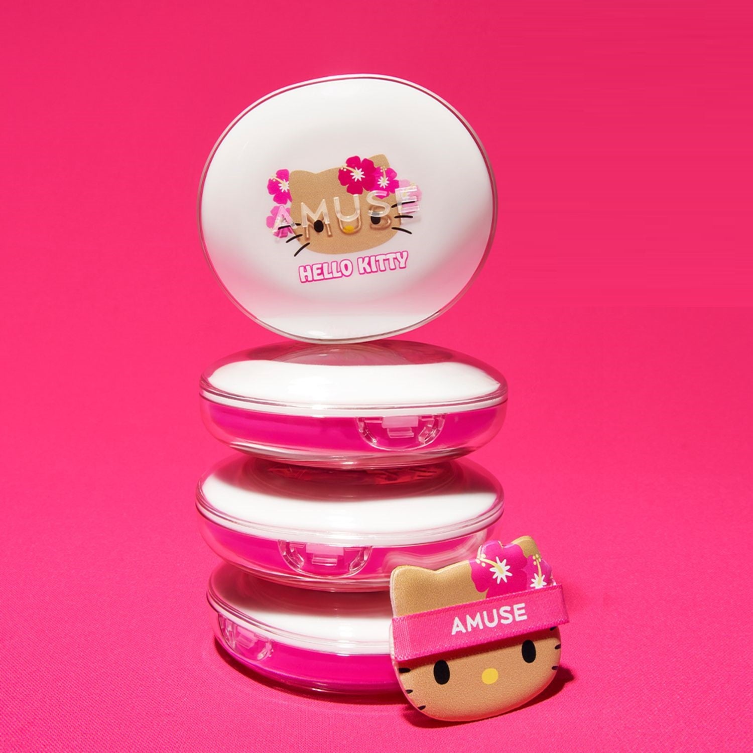 Phấn Nước AMUSE Ceramic Skin Perfector Cushion Tanning Hello Kitty-Kallos