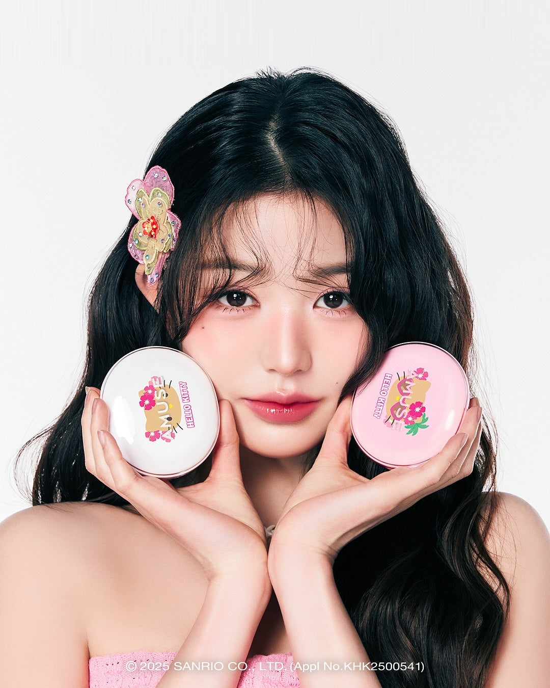 Phấn Nước AMUSE Dew Power Vegan Cushion Tanning Hello Kitty