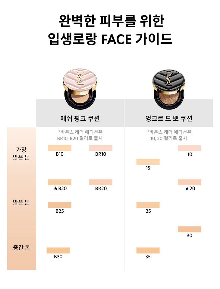 Phấn Nước YSL Le Cushion Encre De Peau Bounce Leather Edition #10