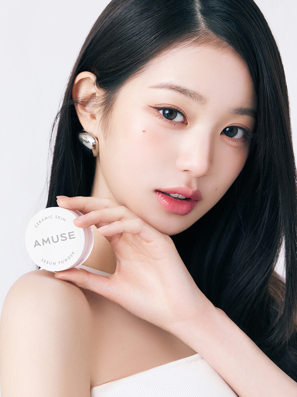 Phấn Phủ AMUSE Ceramic Skin Sebum Powder-Kallos