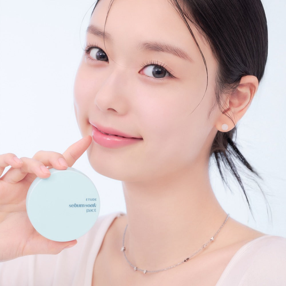 Phấn Phủ Etude House Sebum Soak Pact-Kallos