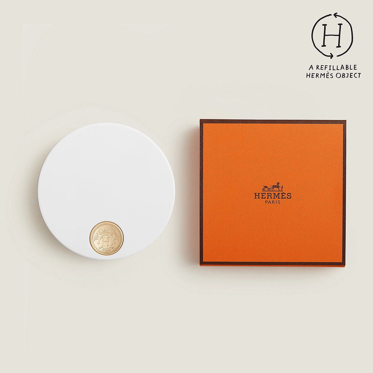 Phấn Phủ HERMÈS Plein Air H Trio Healthy Glow #01 Tottori