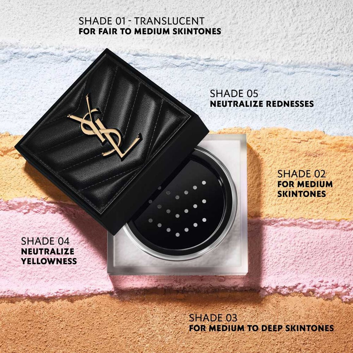 Phấn Phủ YSL All Hours Hyper Blur #01