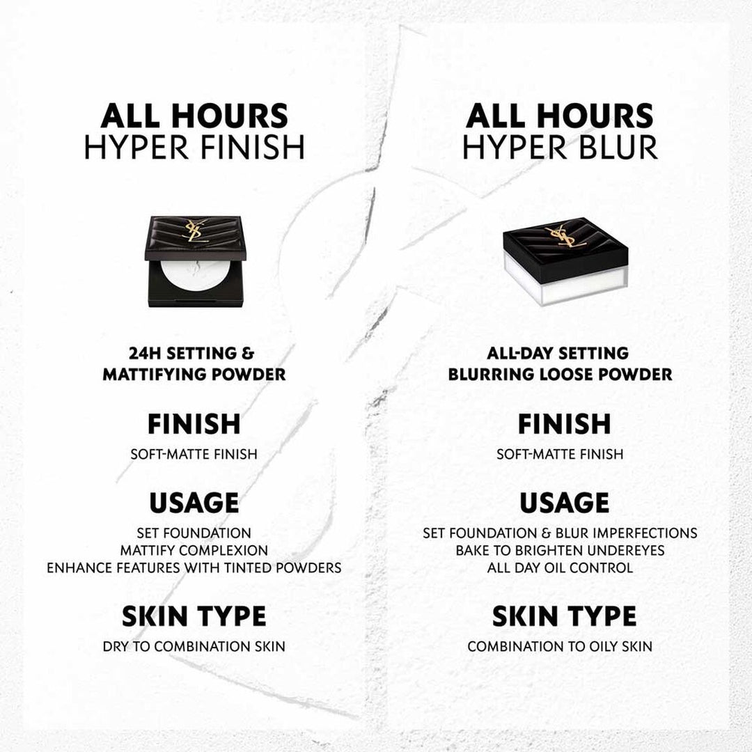 Phấn Phủ YSL All Hours Hyper Blur #01