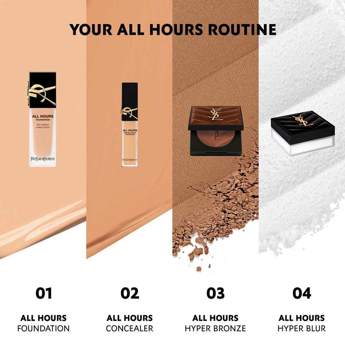 Phấn Phủ YSL All Hours Hyper Blur #04-Kallos