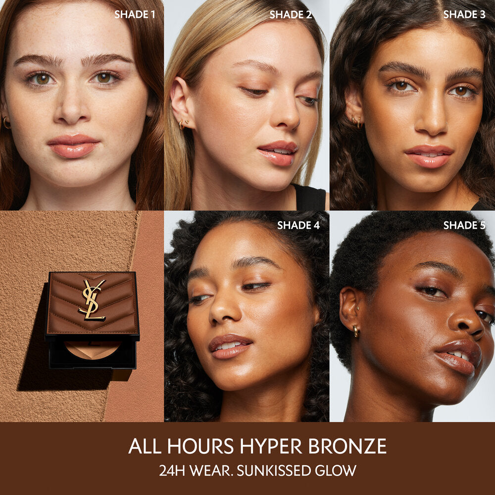 Phấn Tạo Khối YSL All Hours Hyper Bronzer #3 Golden Medina - Kallos Vietnam