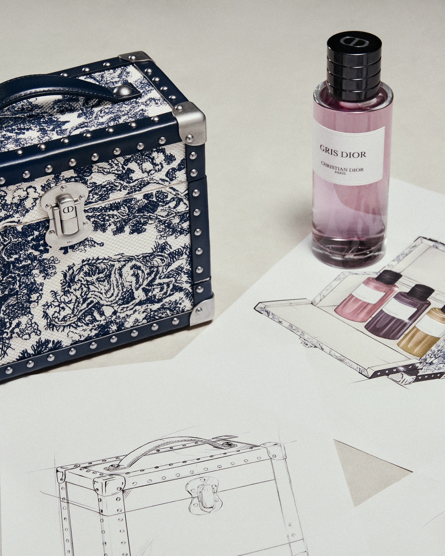 Rương DIOR Esprits De Parfum Couture Fragrance Trunk #Toile De Jouy - Kallos Vietnam