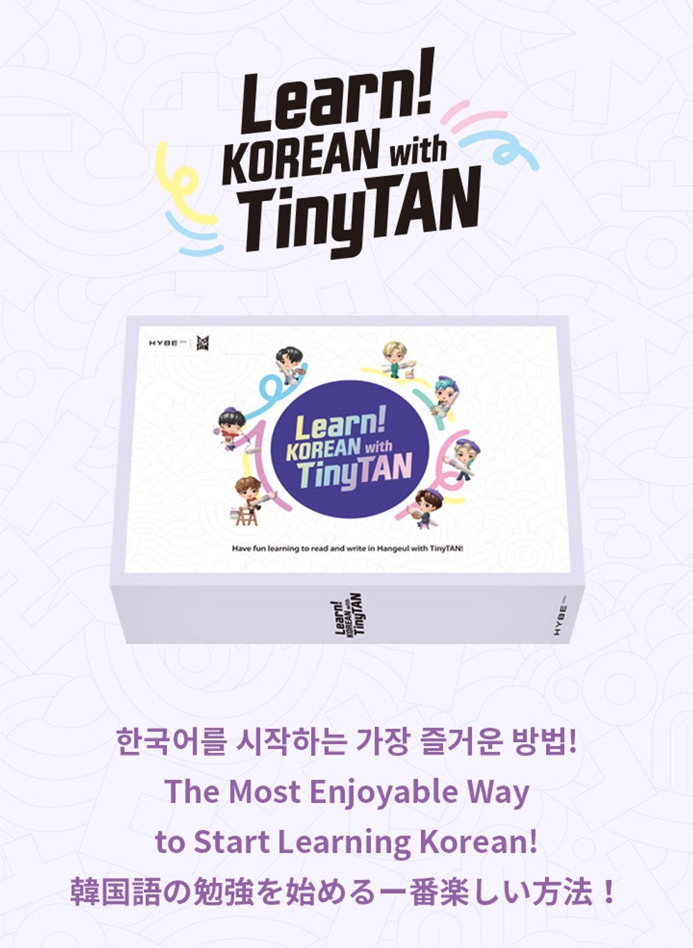 Sách BTS Learn! KOREAN With TinyTAN - Kallos Vietnam