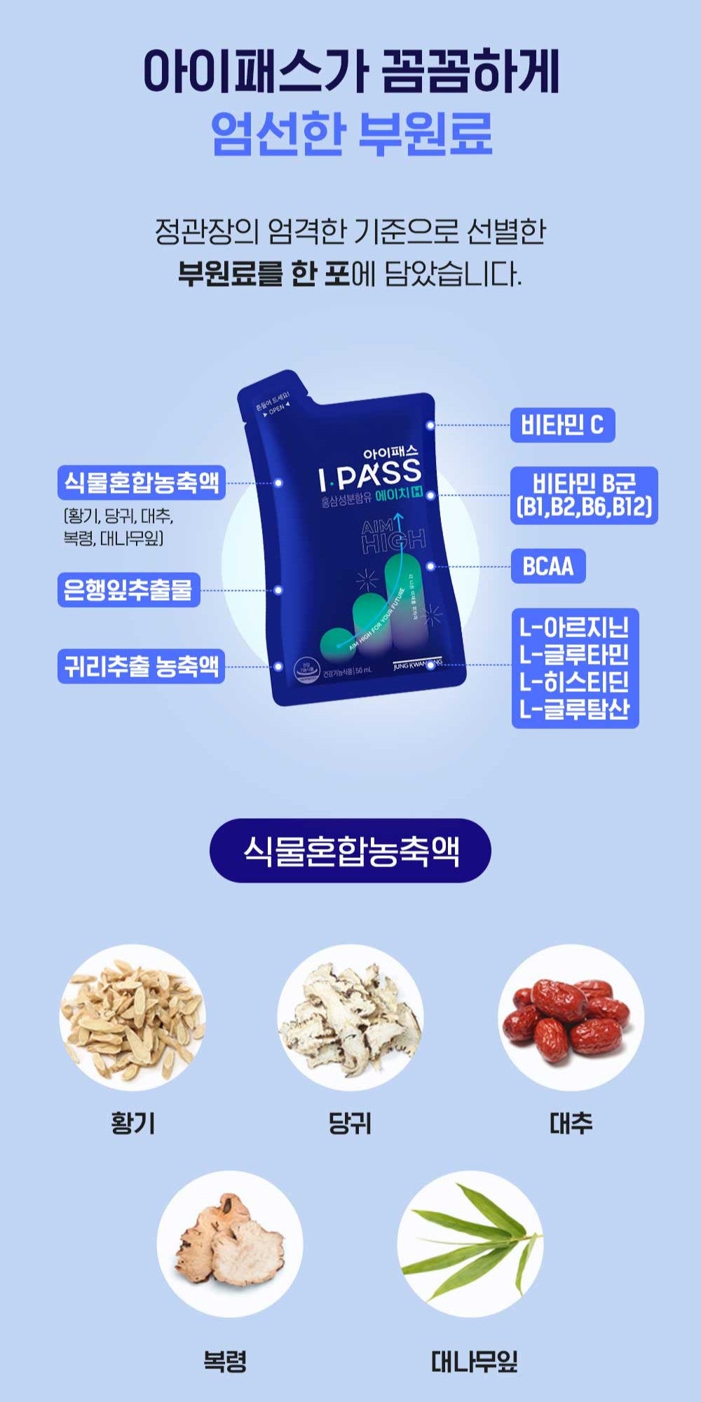 Hồng Sâm iPASS H (50 mL x 30 Packets)