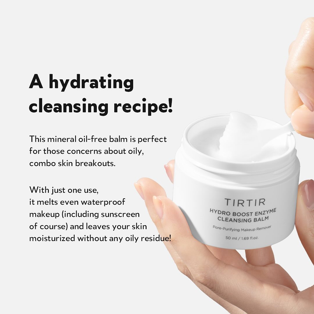 Sáp Tẩy Trang TIRTIR Hydro Boost Enzyme Cleansing Balm