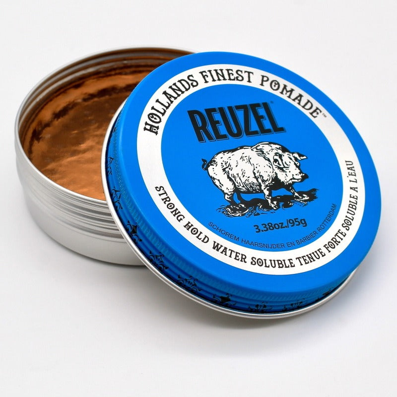 Sáp Vuốt Tóc REUZEL Blue High Shine Strong Hold Pomade
