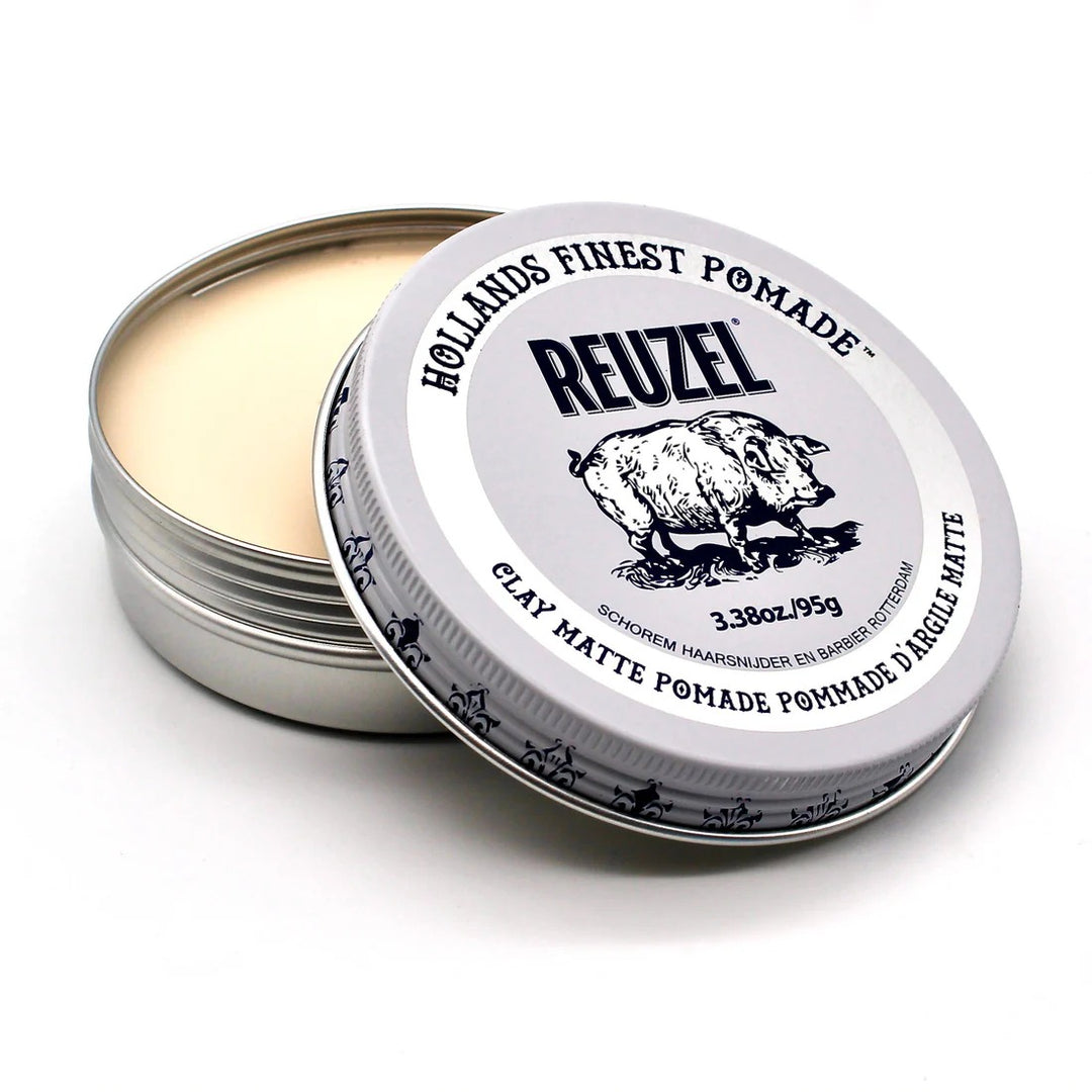 Sáp Vuốt Tóc REUZEL Clay Matte Pomade
