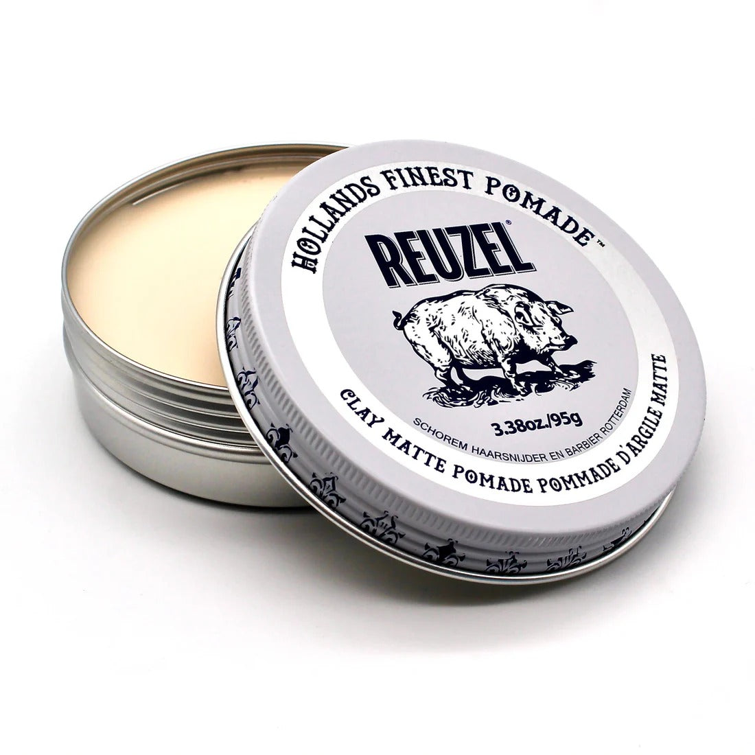 Sáp Vuốt Tóc REUZEL Clay Matte Pomade