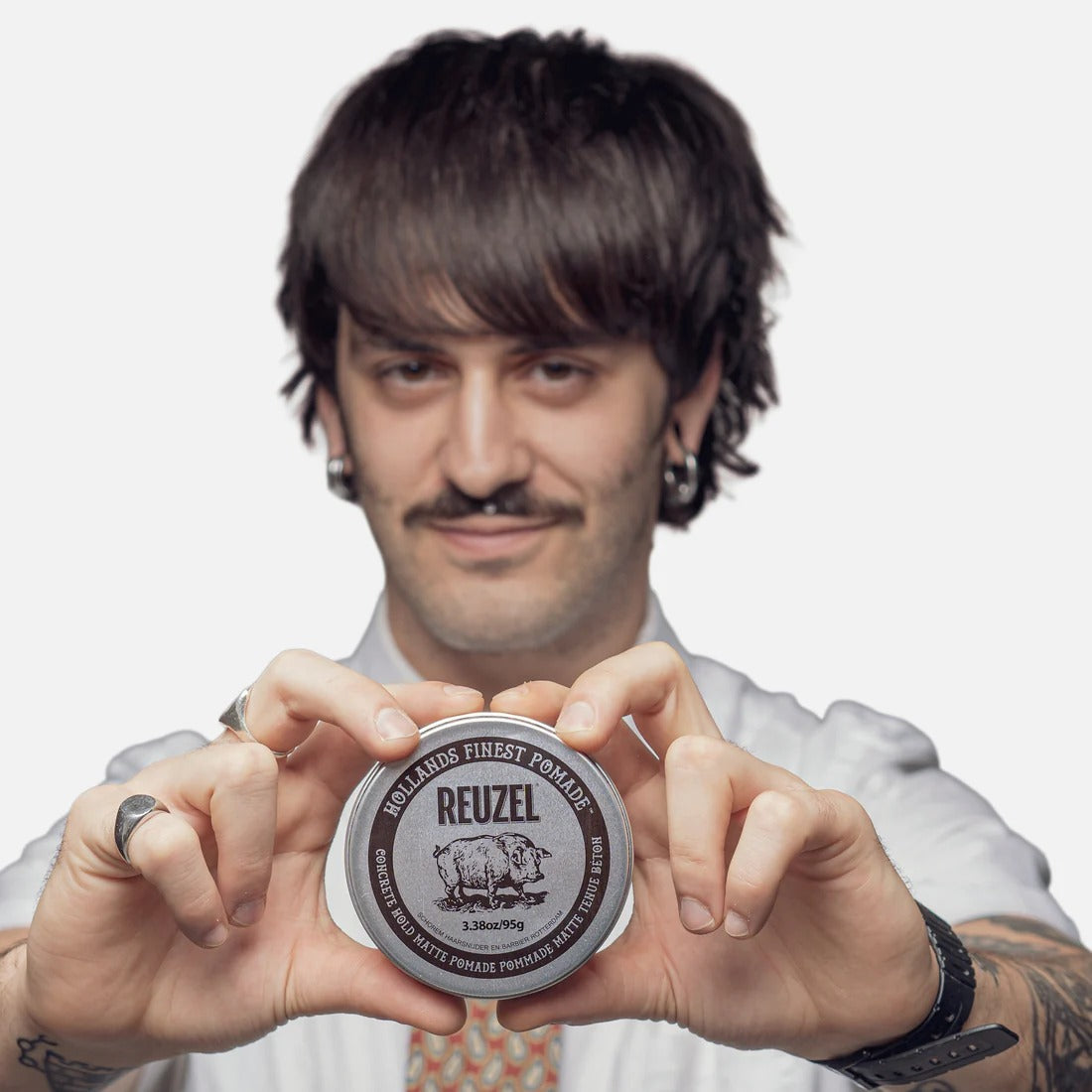 Sáp Vuốt Tóc REUZEL Concrete Hold Matte Pomade