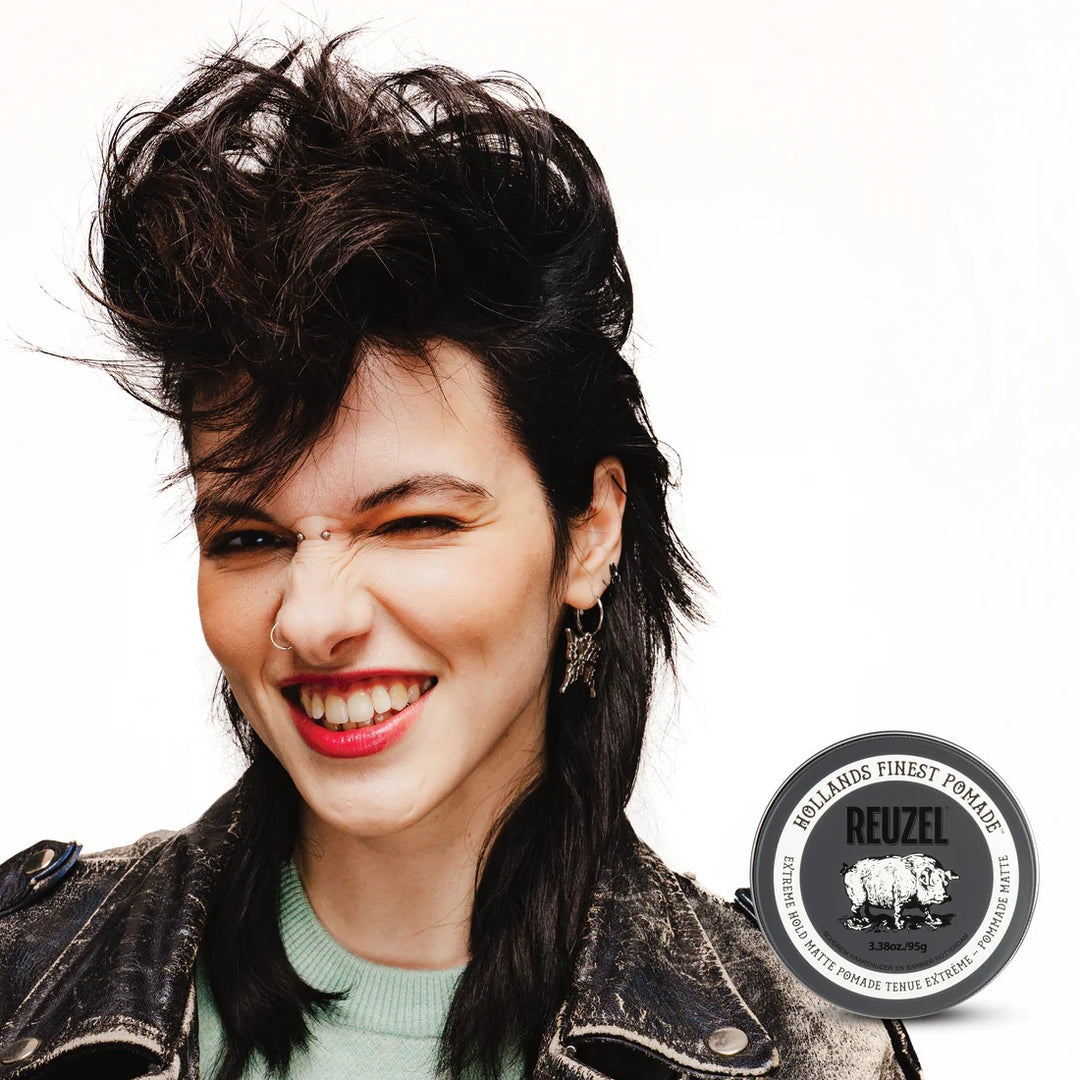 Sáp Vuốt Tóc REUZEL Extreme Hold Matte Pomade