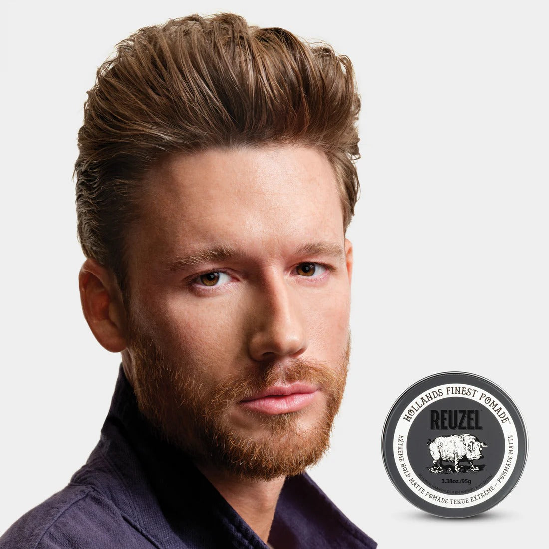Sáp Vuốt Tóc REUZEL Extreme Hold Matte Pomade