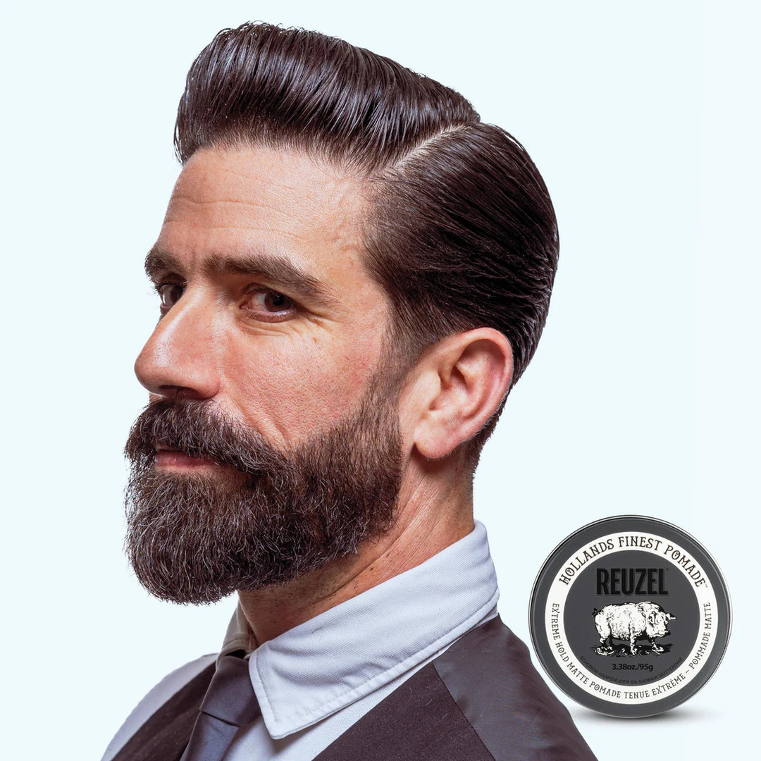 Sáp Vuốt Tóc REUZEL Extreme Hold Matte Pomade
